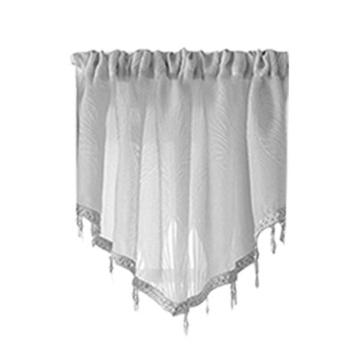 Rideaux kbndieu Rideaux courts Rideaux de couleur unie Rideaux triangulaires Rideaux de petite taille