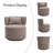Narissa Swivel Accent Chair with Throw Pillow-72785259