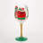 Lolita Wine Glass Santa's Chuggin' Alone
