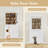 Slab Only, 4-Lite Split Dutch Door 2 Panels Clear Glass Slab Doors Half Interior Door-120089787