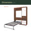 Lit escamotable avec armoire Murphy-735659631