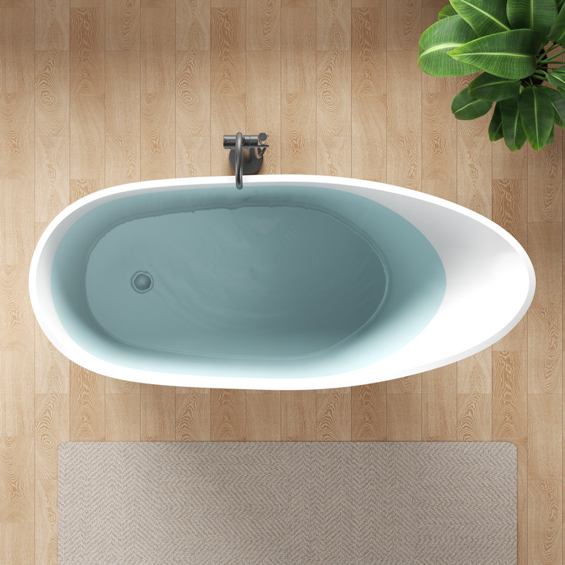 Baignoire de trempage autoportante 68 po. X 29 po. Tuasavi