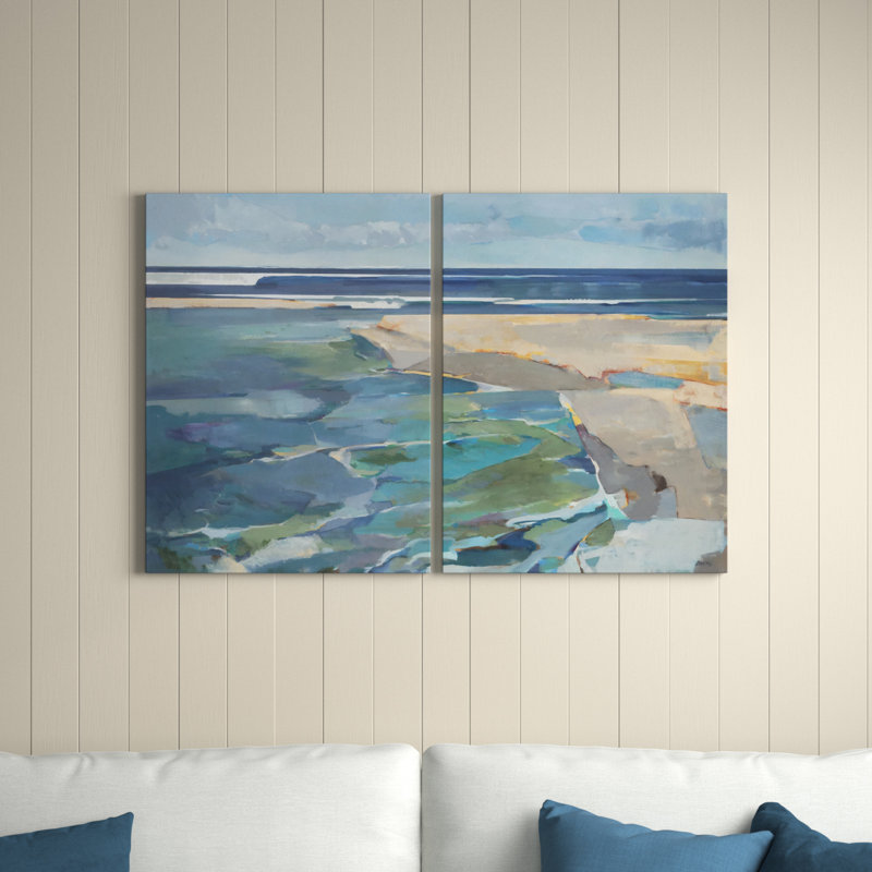 " Breakwater " 2 - Pieces, 32" H x 48" W x 1" D