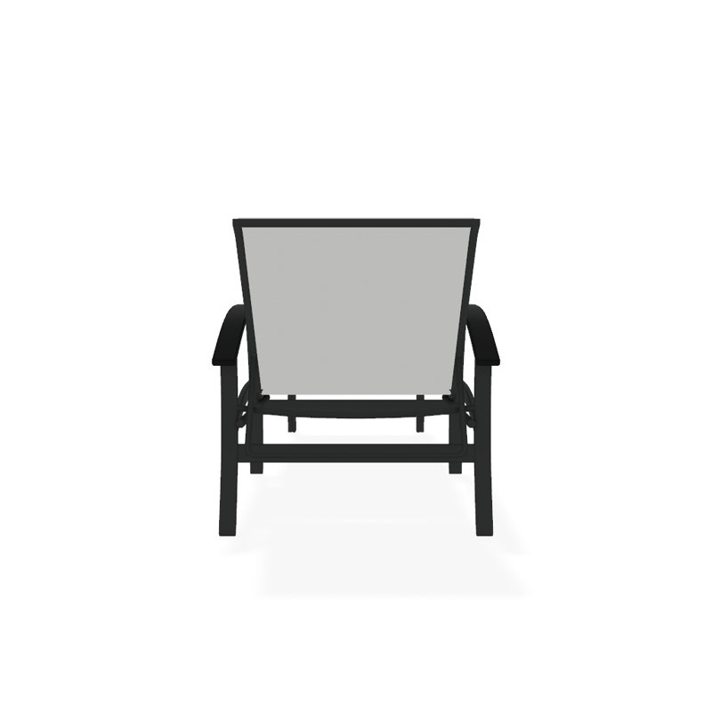 Belle Isle Outdoor Chaise Lounge, White 6D Sunbrella®, Classic Graphite P30, Textured Graphite