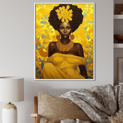 Orisha Oshun, déesse africaine en jaune I