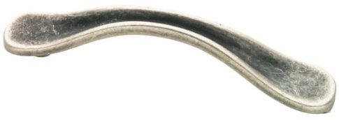 3-3/4" Bellini Pinched Pull Old Silver