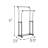 Belizaire 32.8 " Plastic Industrial Pipe Clothing Rack