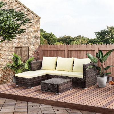 Aymelia 64cm Long Reclining Single Chaise with Cushions