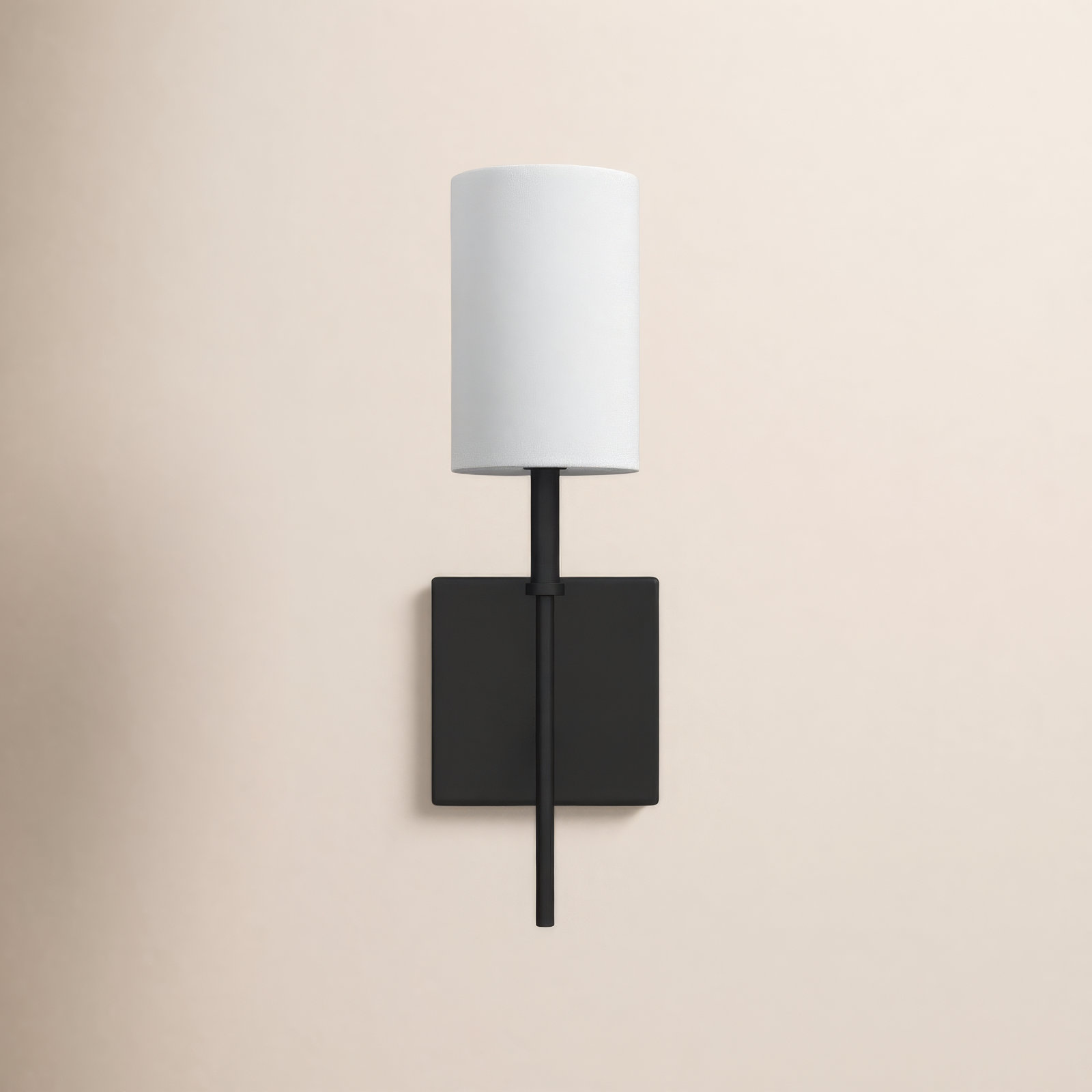 Rowley Single Light Dimmable Bath Sconce, Midnight Black