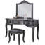 Ensemble de meuble-lavabo contemporain gris