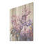 Lilas organique Flow Grace I - lilas, art mural sur bois de pin naturel-266418245