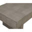 Table basse brune et grise rectangulaire, matériau en bois pour le salon principal