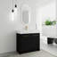 Meuble-lavabo simple 35,4 po avec plateau en céramique Gardena