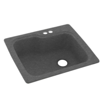 25'' L Single Bowl Solid Surface Kitchen Sink
