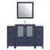 Arroyos 54'' Single Bathroom Vanity with Ceramic Top with Mirror