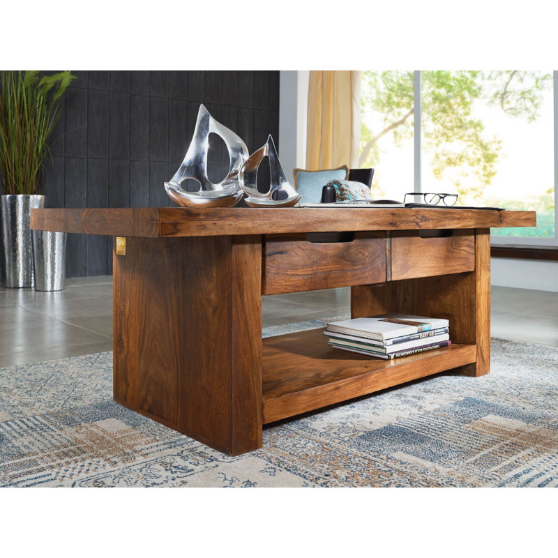 Duke Solid Wood Frame Coffee Table