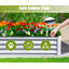 Lit de jardin surélevé galvanisé 8X4X1 Ft-1445747397