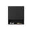 TOBI 26" Wall-Mounted Striped Bathroom Cabinet, With Doors, Shelf And Open Storage Compartment Over The Toilet Storage Cabinet For Bathroom, Kitchen, Laundry Room, Black Color