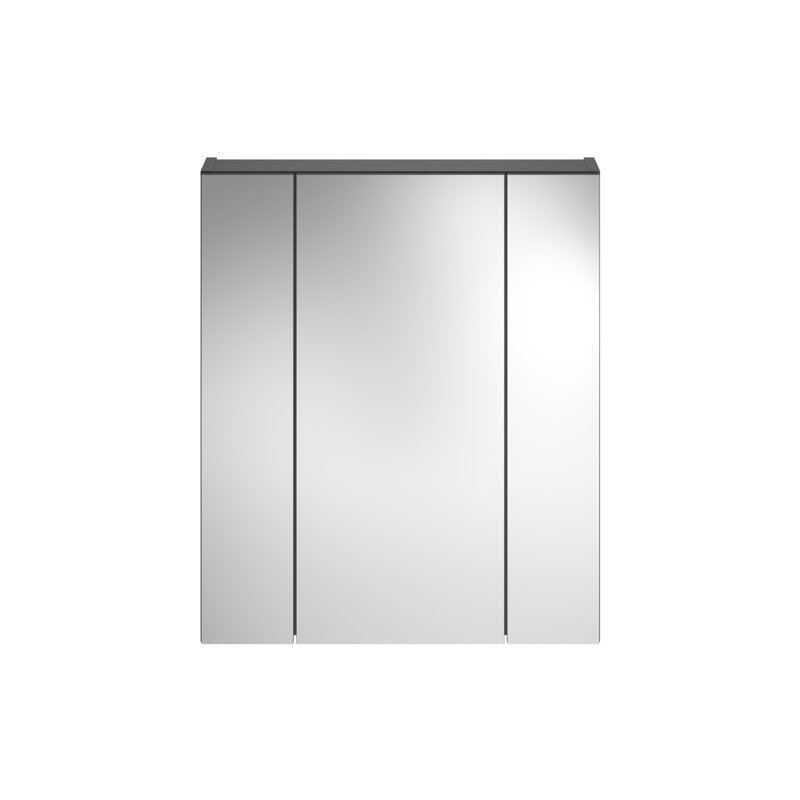 Spiegelschrank Hazrat mit Beleuchtung, Black