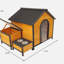 Niche pour chien XPT088