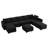 Tremee U-shaped Modular Sectional Sofa with Chaise-1532868417