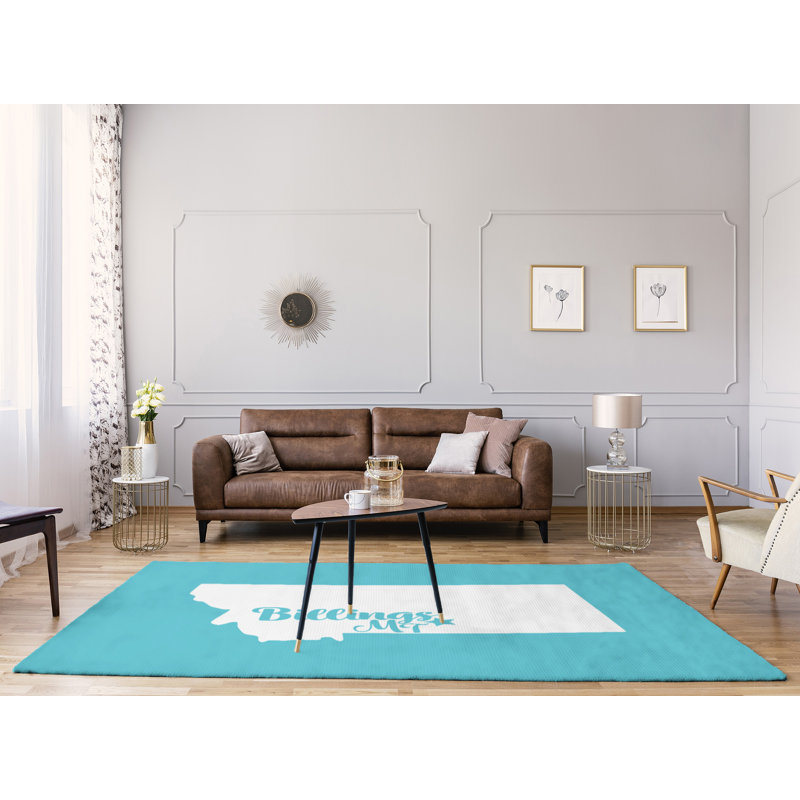 Tapis de montana en poly chenille en polyester billings, Rectangle 9 pi x 12 pi