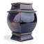 Porcelain Vase Run Glaze