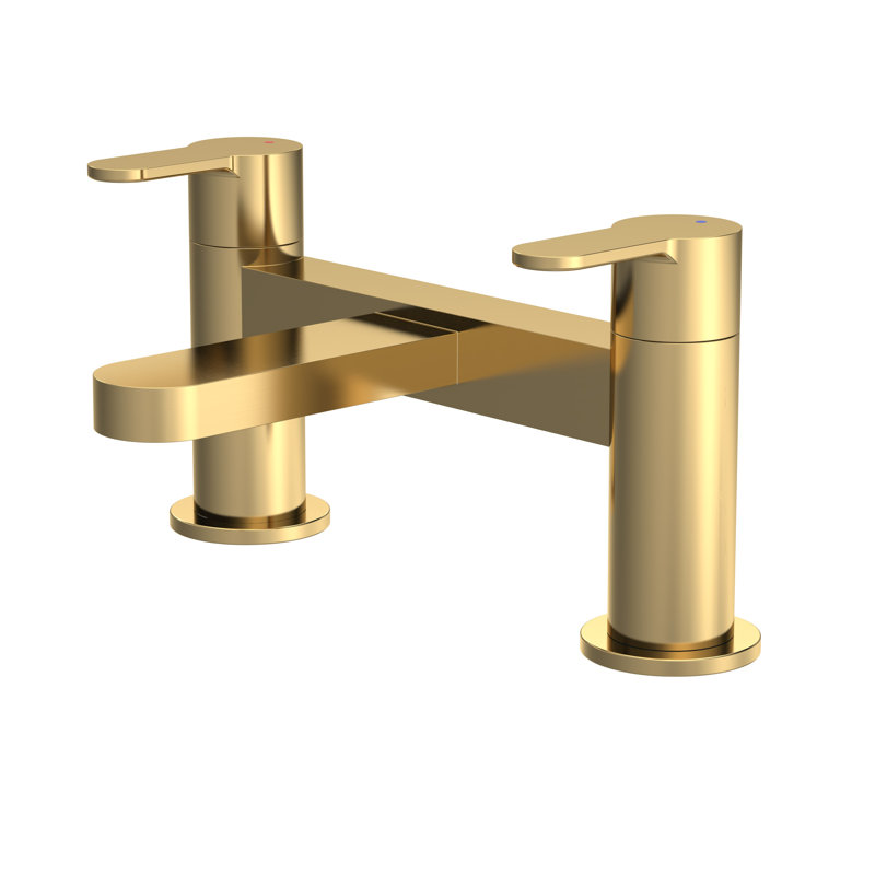 2 Handle Deck Roman Tub Faucet Bath Filler