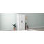 Armoire-penderie 2 portes en bois avec DEL et 4 tablettes de rangement-2136409166