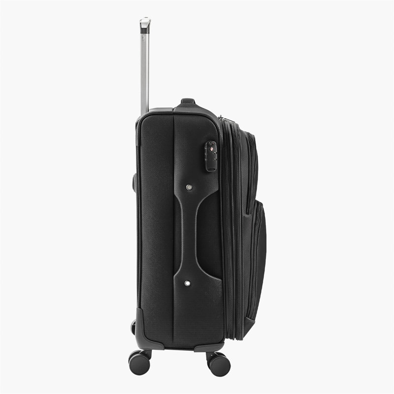 Valise à carreaux extensible 24 pouces avec roulettes Softside