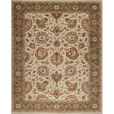 Mahal Hand Knotted Wool Area Rug