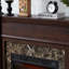 Modèle de foyer électrique Cherry - l 40,96 po x P 12,06 po, H 45,05 po, télécommandée, flammes réglables, lisse, système de chauffage 3D,