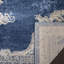 Tapis bleu marine / gris clair Barcus-44650066