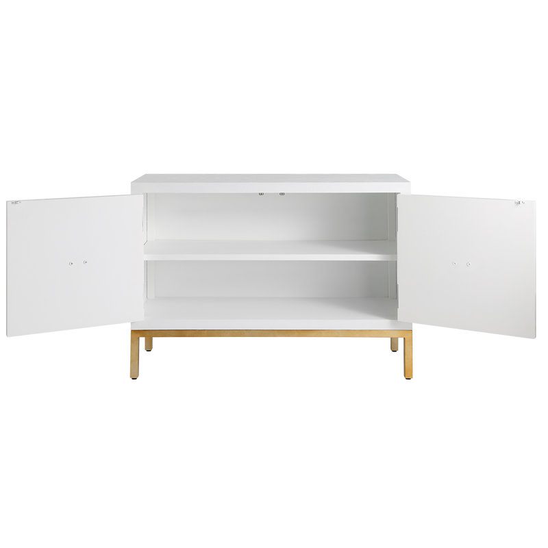 Tatsu White 2 Door Cabinet