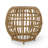 Mcchristian Round Wicker Outdoor Side Table-646739676