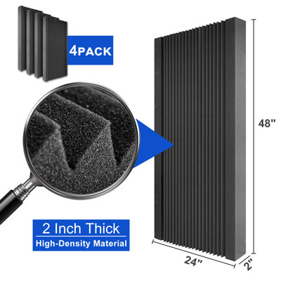 High-Density Acoustic Soundproofing Foam Panels