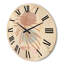 Horloge murale lune et soleil en tons de terre cuite II-63902520