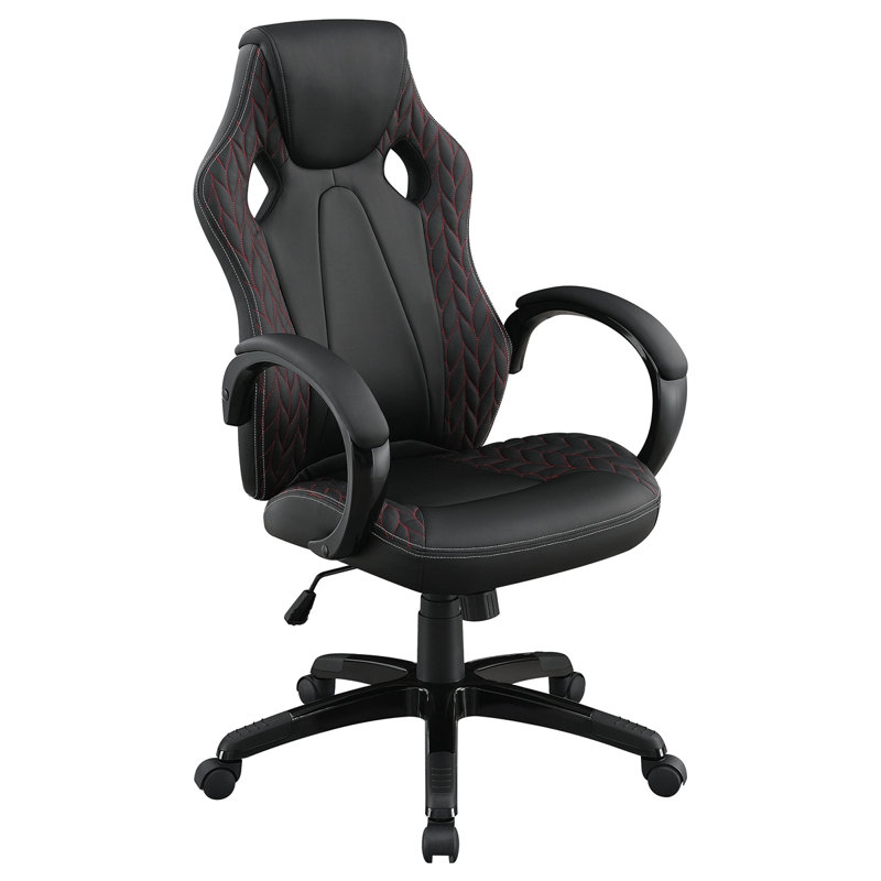 Chaise de bureau rembourrée et réglable pour bureau à domicile