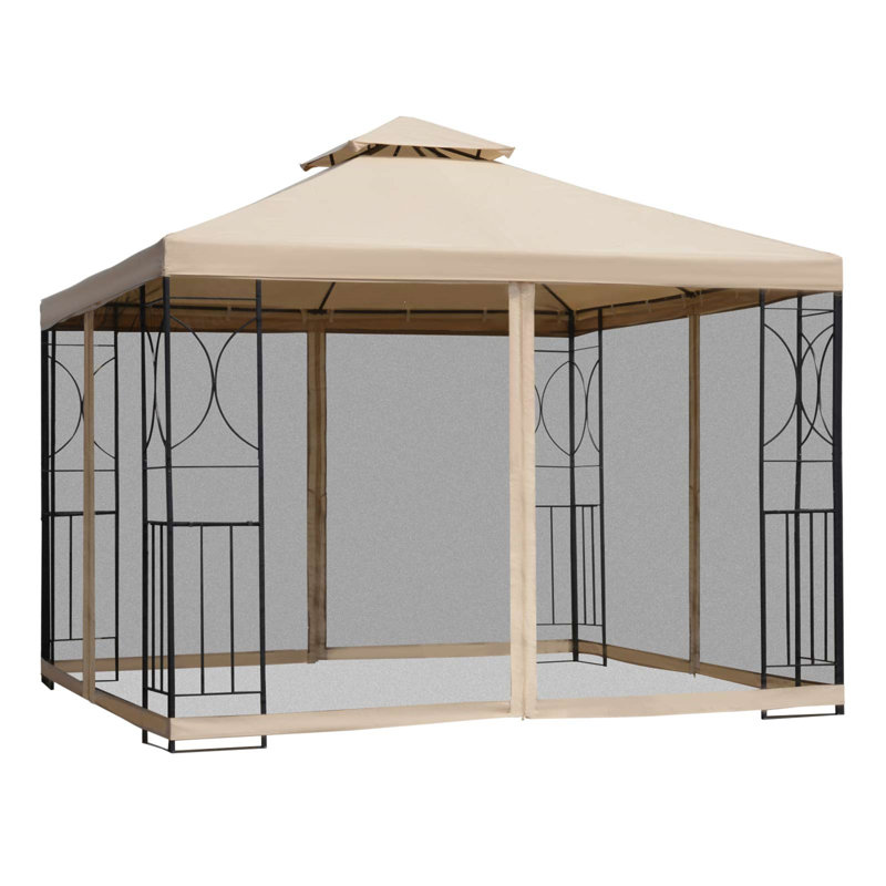 Pavillon de jardin en acier
