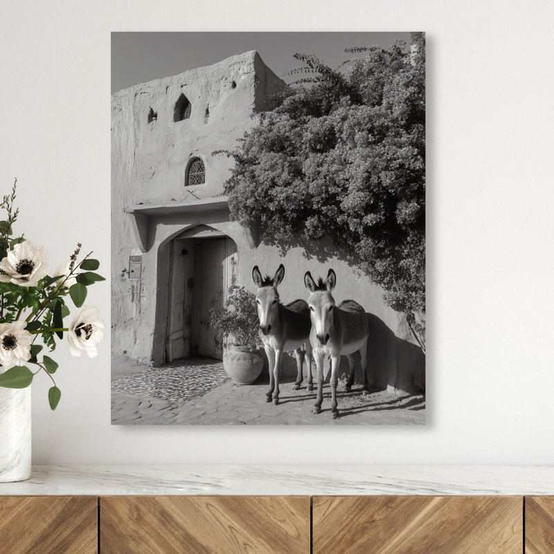 Morning Wait BW Print by Oliver Gal, 45"H x 36"W, Gallery Wrapped