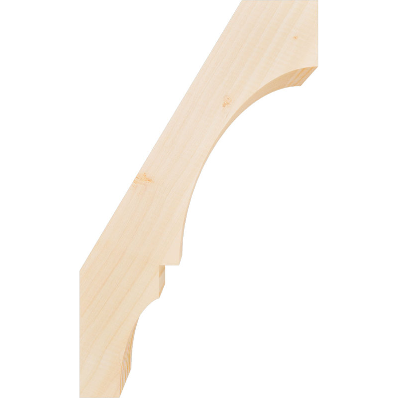 Genouillère Balboa, Sapin de Douglas, Lisse, H 20 po x l 3,5 po x P 12 po