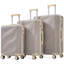 Ensemble de bagage 3 pièces, valises durables en ABS léger avec roulettes pivotantes et bagage de transport à verrou TSA-130040187
