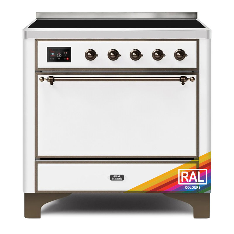 Majestic Ii 36 Inch Freestanding Induction Range, RAL/Bronze
