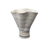Splayed Handmade Ceramic / Porcelain Table Vase