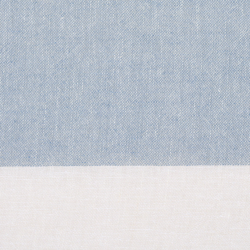 Vista Linen Stripe Casement Fabric, Sky/White