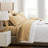 Southshore Fine Linens Southshore Basics Sheet Set in Warm Sand, 100 GSM Double-Brushed Microfiber 16 Inch Deep Pocket Bedding with 1 Fitted Sheet, 1 Flat Sheet and 4 Pillowcases, King-1623684480-1623684494
