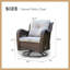 Chaise de patio pivotante avec coussins Tichina-1807429545