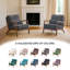 Fauteuil en chenille Mid-Century-134099076