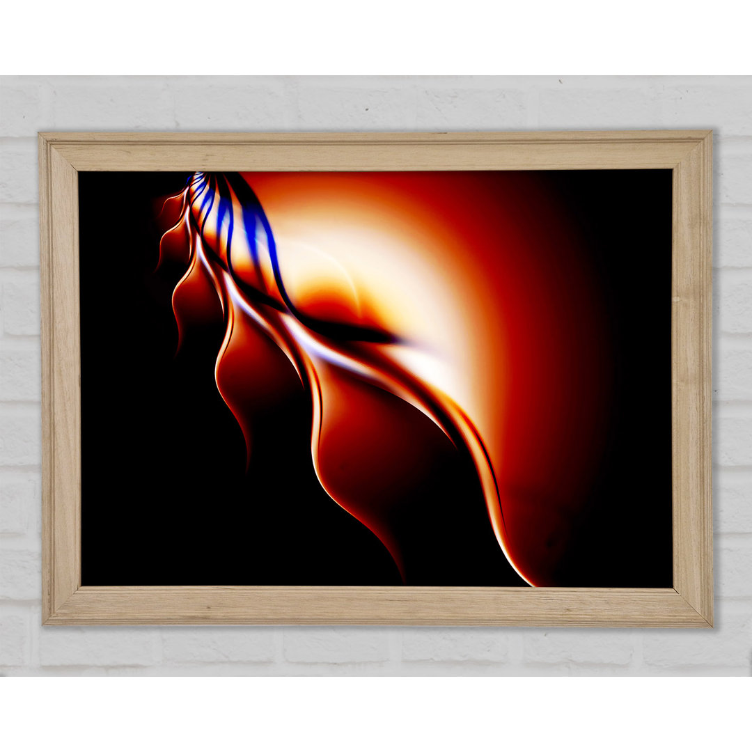 Flames Of Passion - Einzelne Bilderrahmen Kunstdrucke