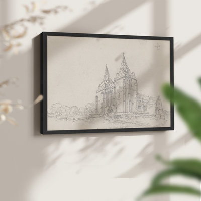 Croquis rétro - XXVII - Reproduction encadrée - Restickable